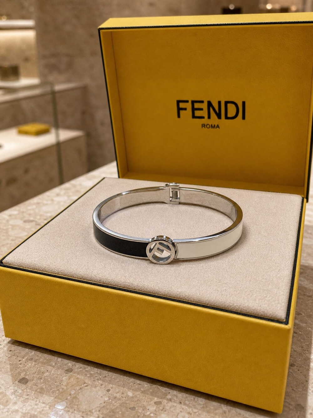 Fendi Modern Designer Bracelet Style 5 | New with Box - Picture 7 of 9